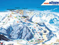 Der interaktive Pistenplan für das Skigebiet Hochkössen. 